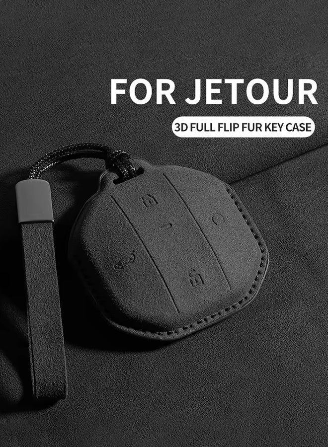 حافظة مفاتيح السيارة لسيارات Jetour Freer Freedom T2 و Freer Traveller T1 2025+، غطاء جهاز التحكم عن بعد، سلسلة مفاتيح، ملحقات مقاومة للخدش - Image 1